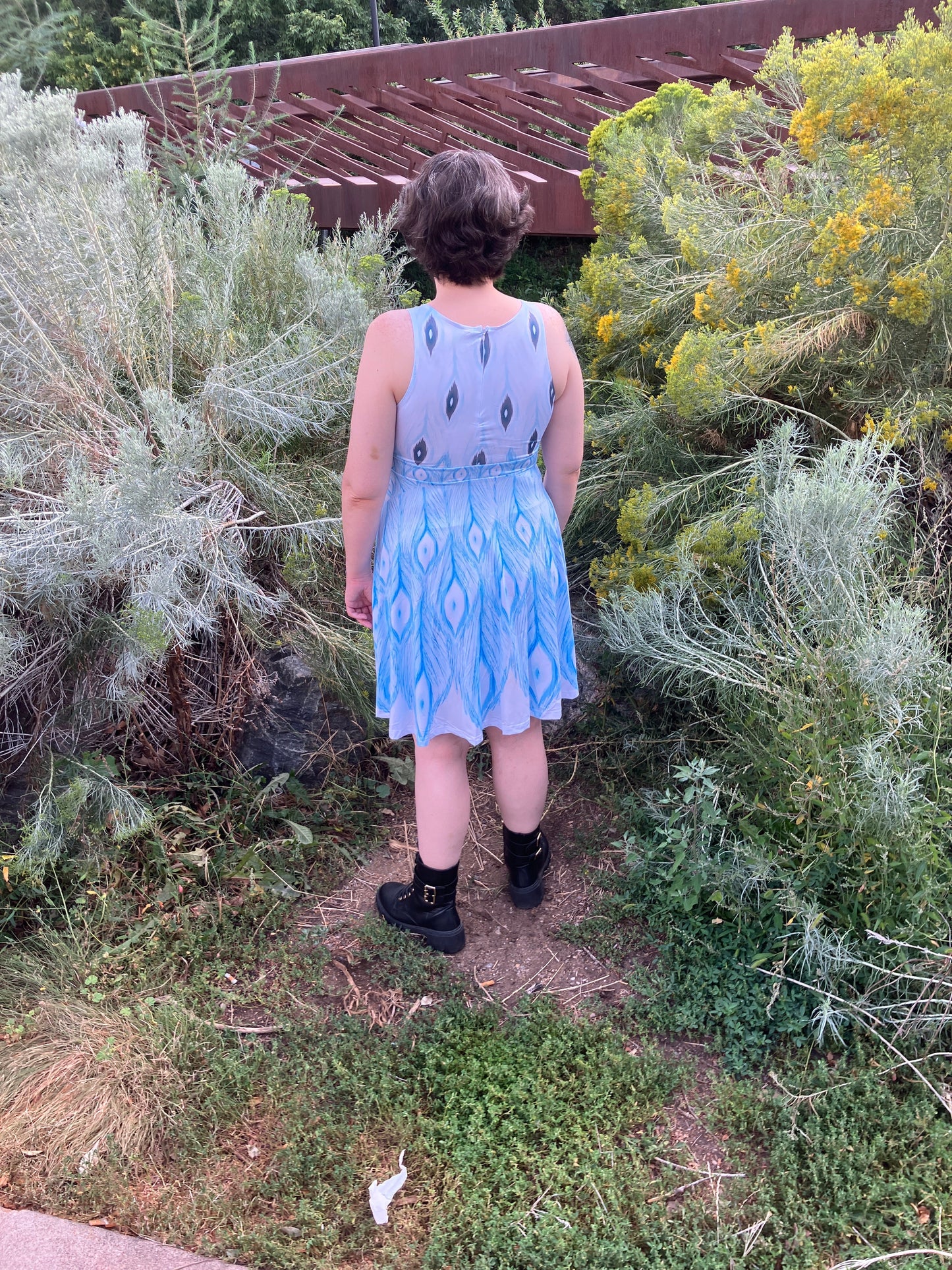 Ice bird dress