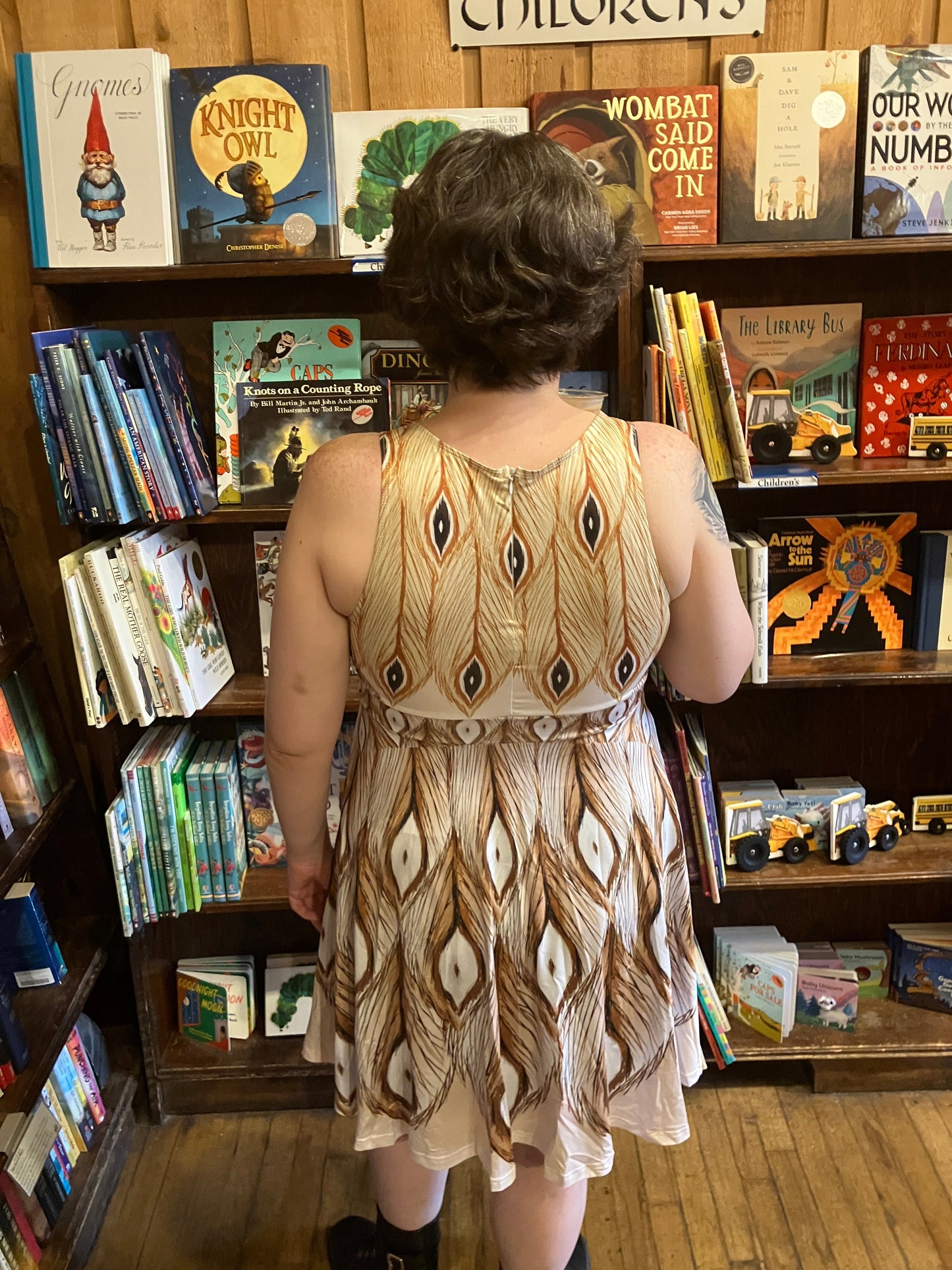Golden Bird Dress