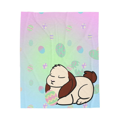 easter throw Blanket- bunny