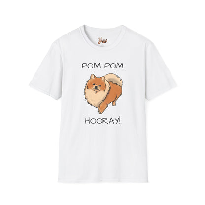 Pomeranian T-Shirt~ Pom Pom Hooray