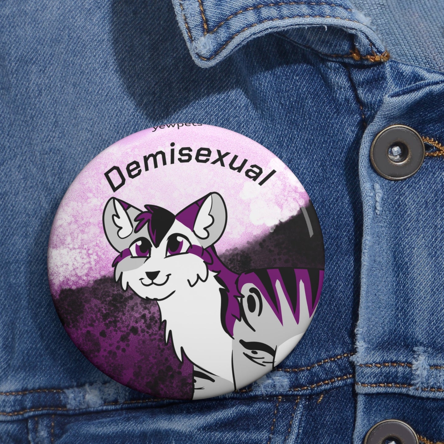 Demisexual Pride Button
