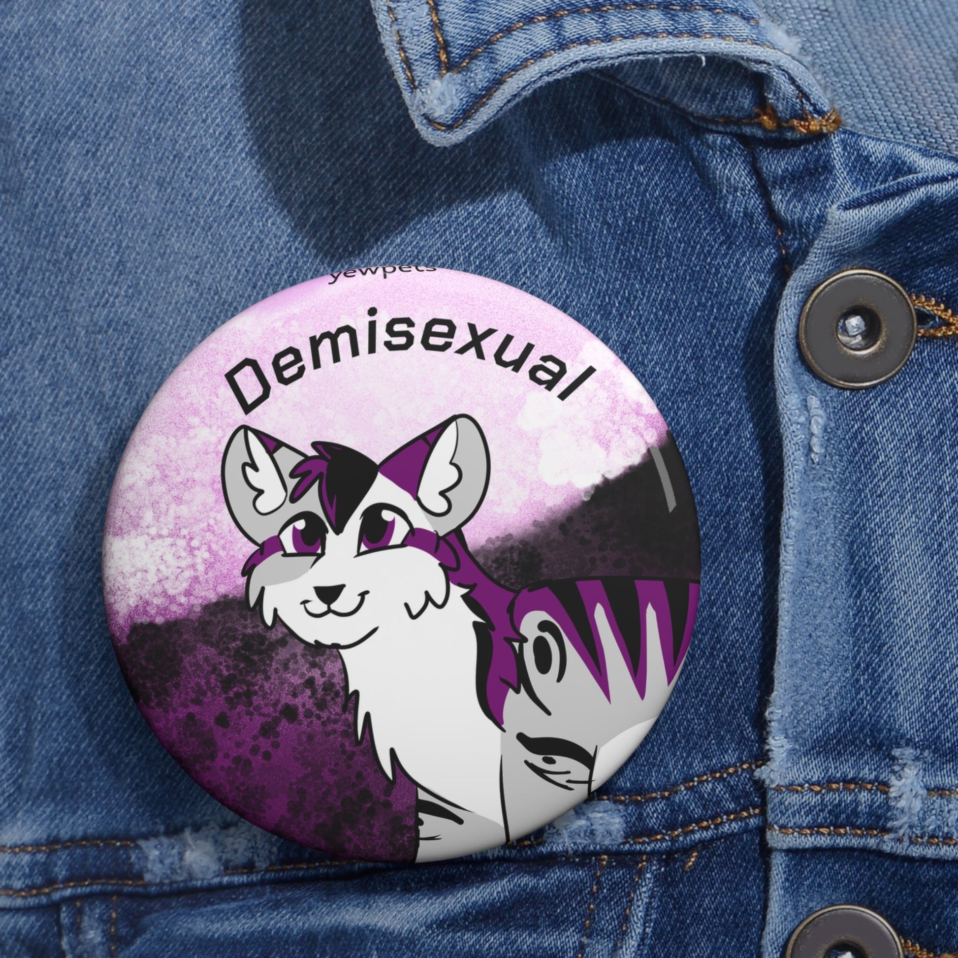 Demisexual Pride Button
