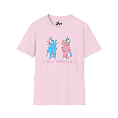 Transgender Pride T-Shirt- Cat Themed