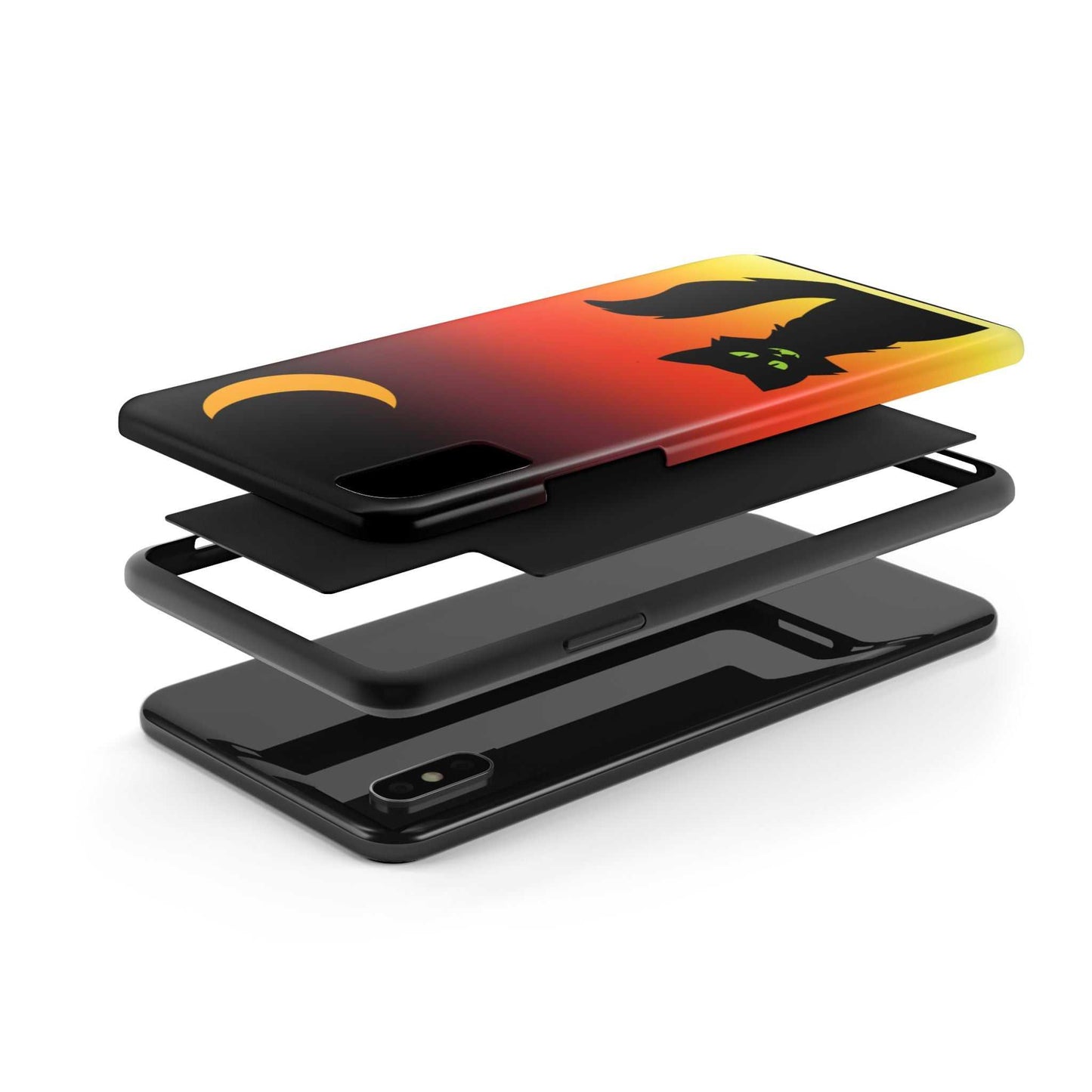 Cat phone case- The Dark Silhoutte