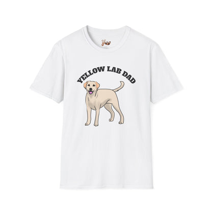 Yellow Lab Dog Dad T-shirt