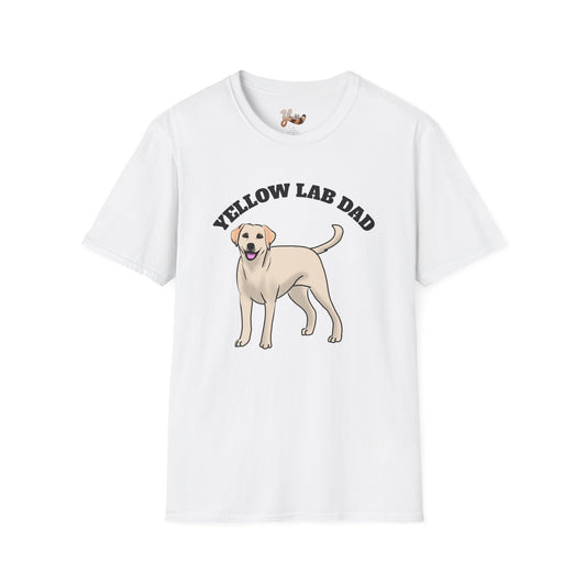 Yellow Lab Dog Dad T-shirt