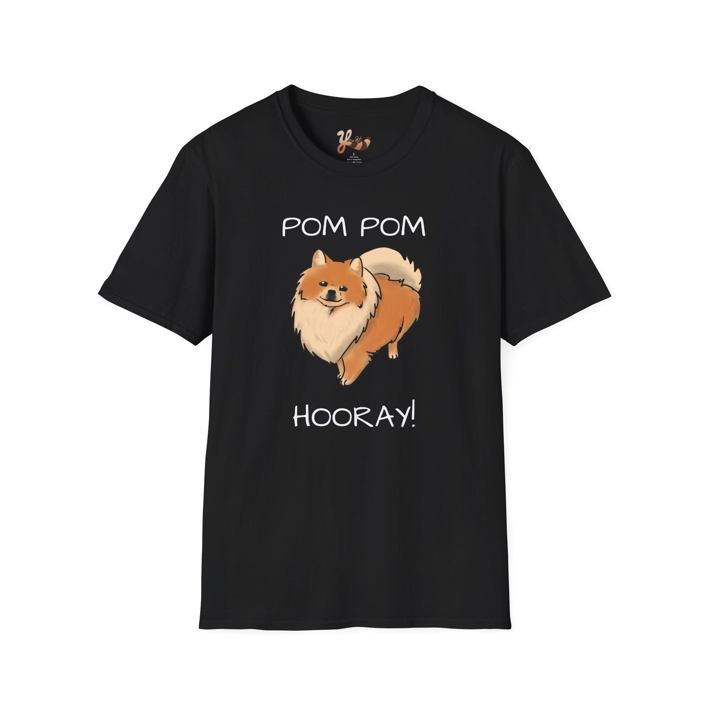 Pomeranian T-Shirt~ Pom Pom Hooray