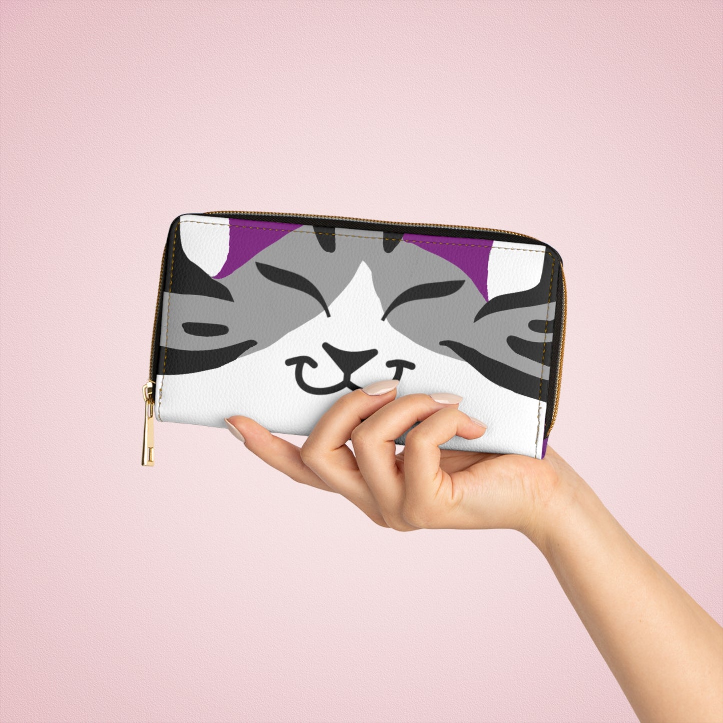 Asexual Zipper Wallet