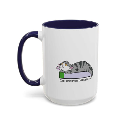 Funny Cat Coffee Mug- Caffeine Levels