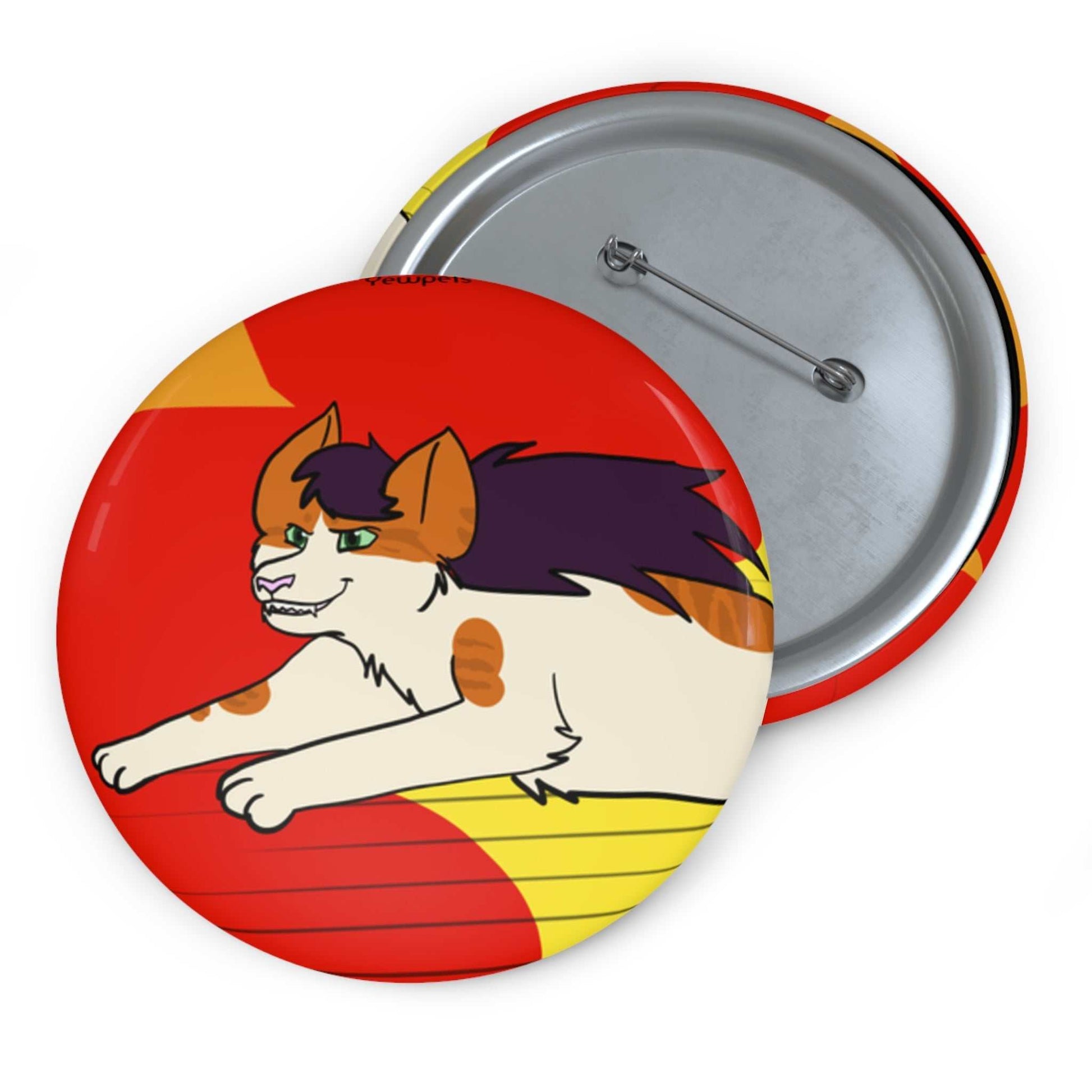 Orange and White Cat Button, Moxie from Blight of Avenir