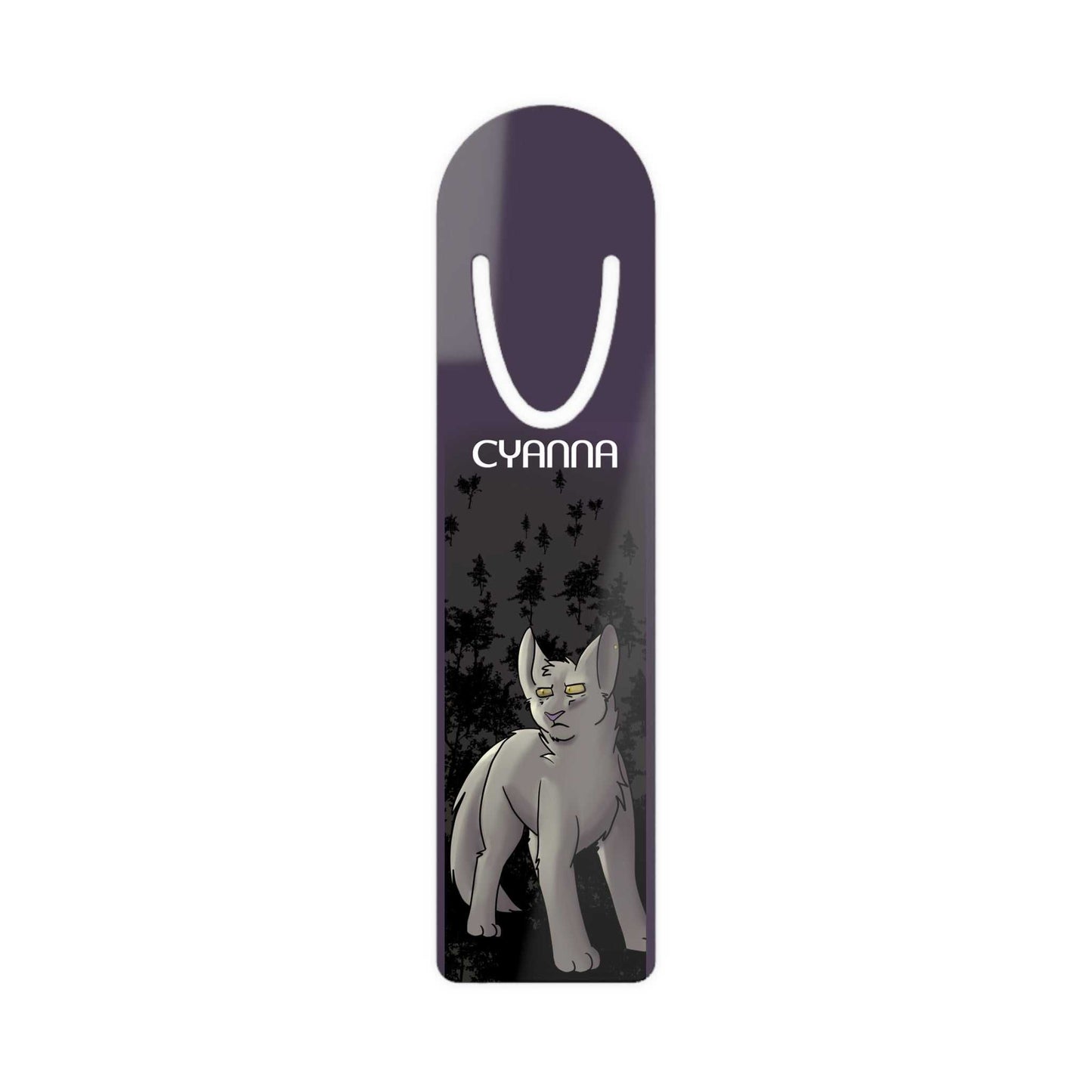 Cat Bookmark - Cyanna from The Blight of Avenir