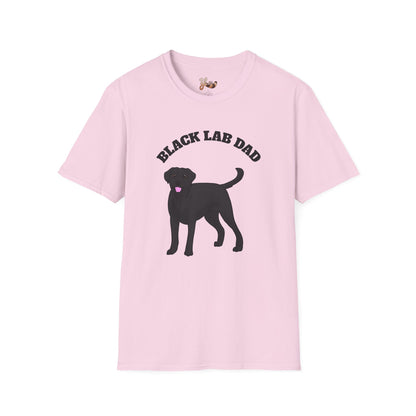Black Lab Dog Dad T-Shirt
