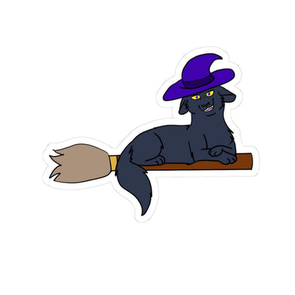 Black Cat Sticker – Mystical Broom