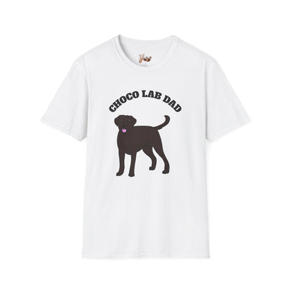 Dog Dad T-Shirt - Chocolate Lab Design