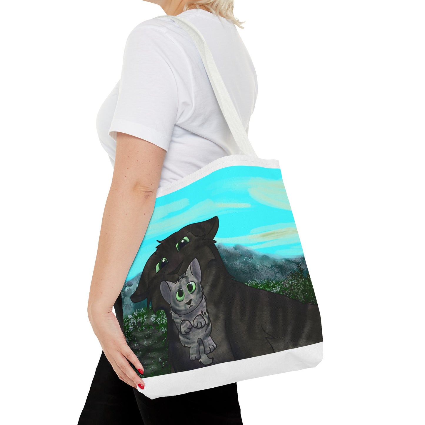 Momma cat Tote bag