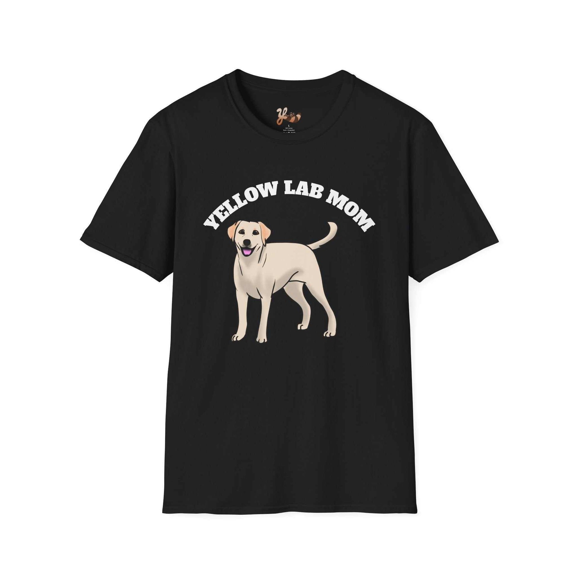 Yellow Lab Dog Mom T-Shirt