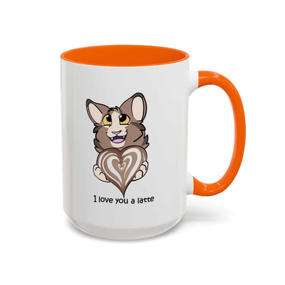 I Love You a Latte - Cute Cat Coffee Mug