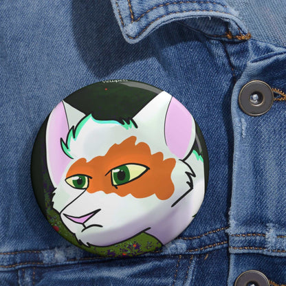 Orange and White Cat Button - Didot from Blight of Avenir