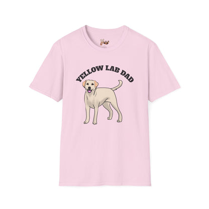 Yellow Lab Dog Dad T-shirt