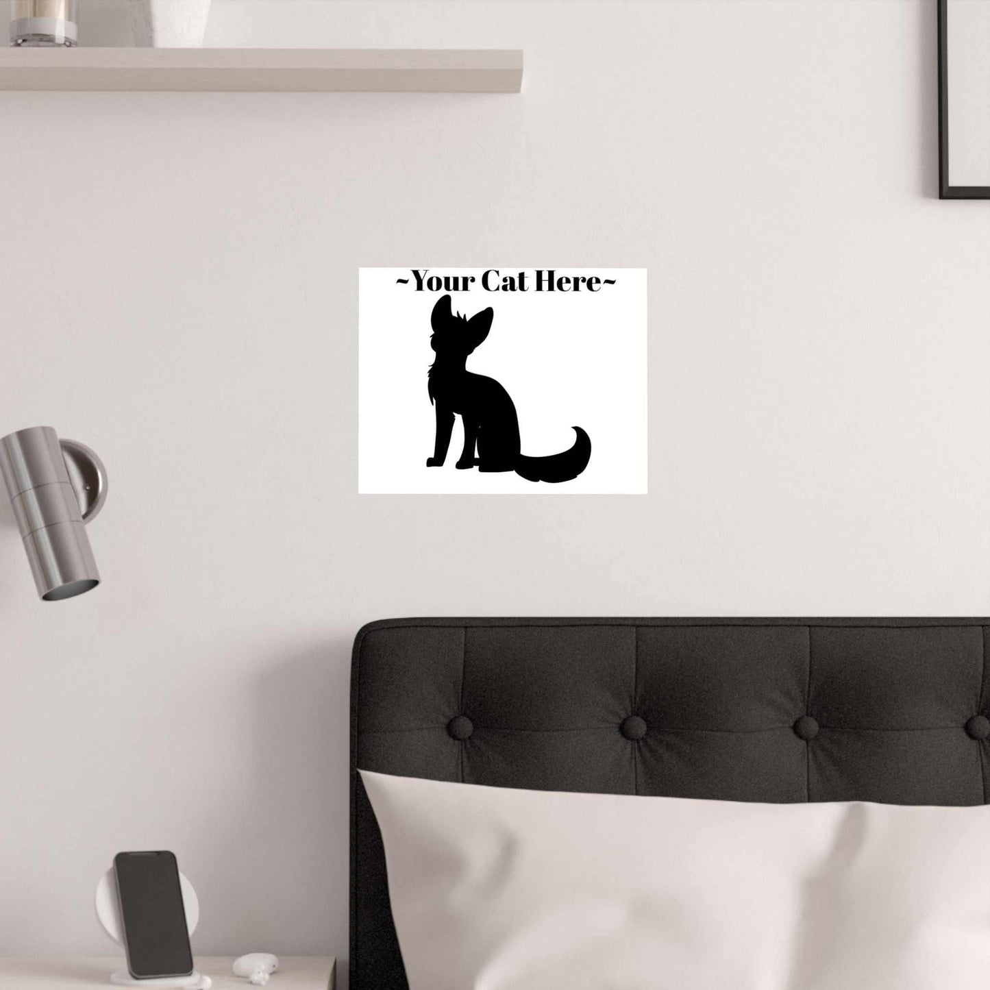 Custom Cat Poster- Satin Pet Portrait