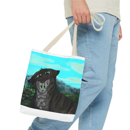 Momma cat Tote bag