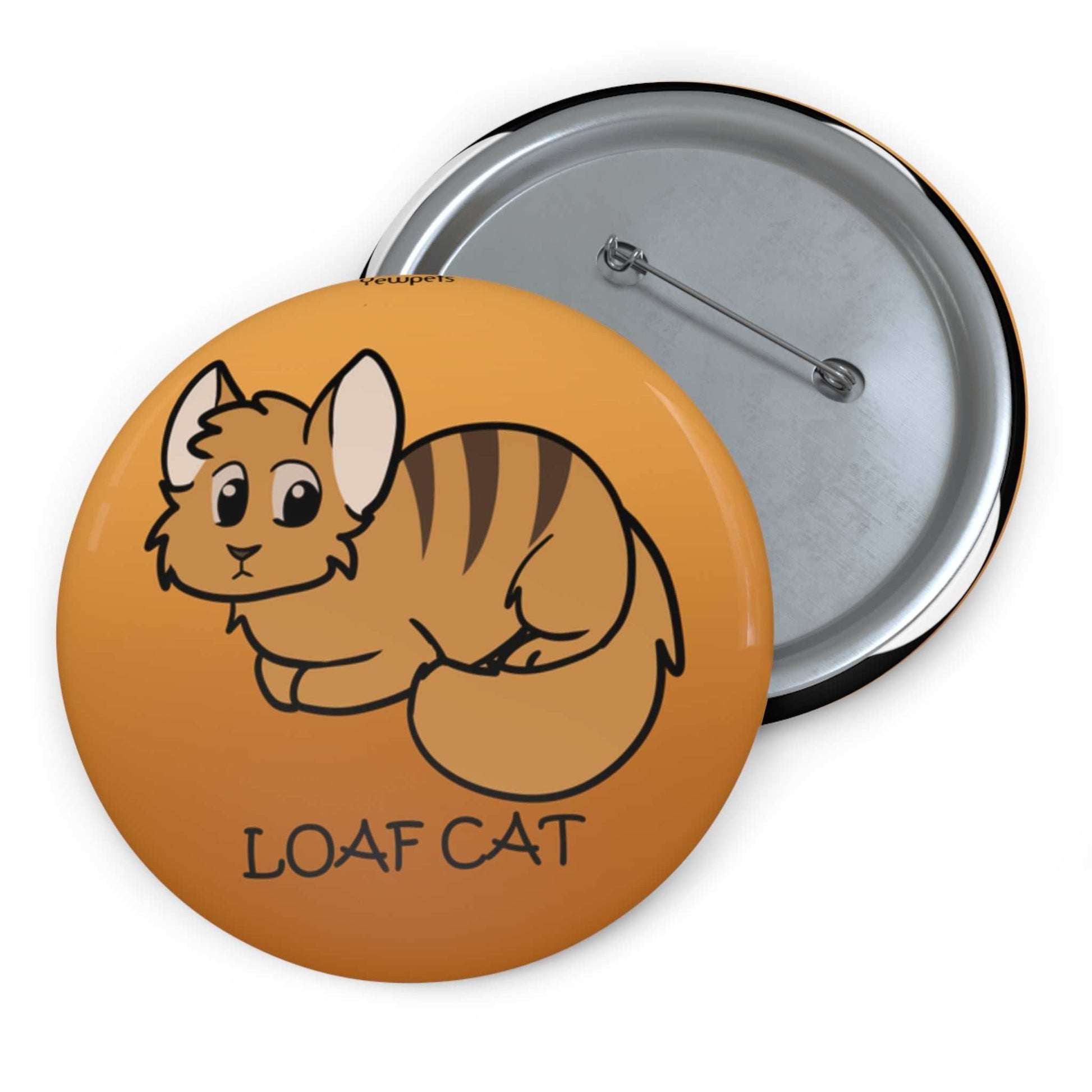 Loaf Cat Pinback Button