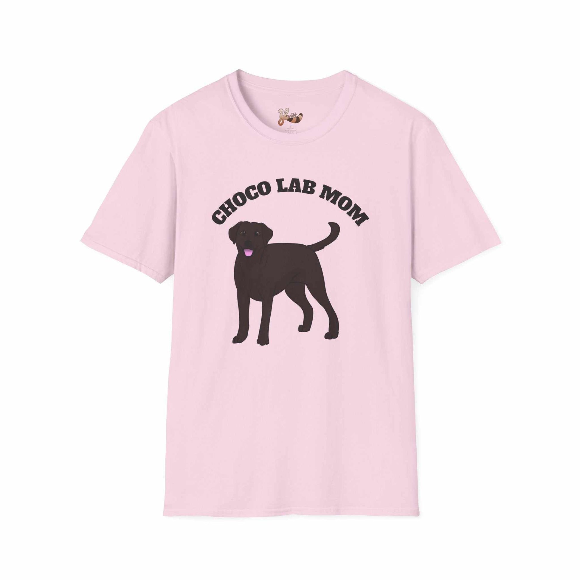 Chocolate Lab Dog Mom T-Shirt 