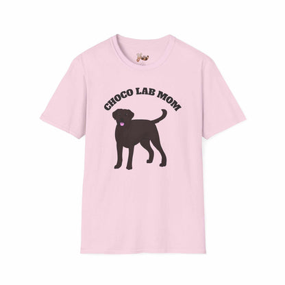 Chocolate Lab Dog Mom T-Shirt 