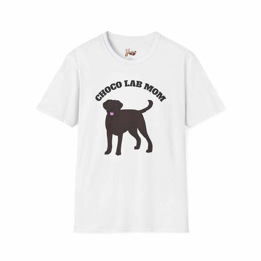 Chocolate Lab Dog Mom T-Shirt 