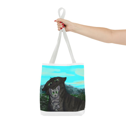 Momma cat Tote bag