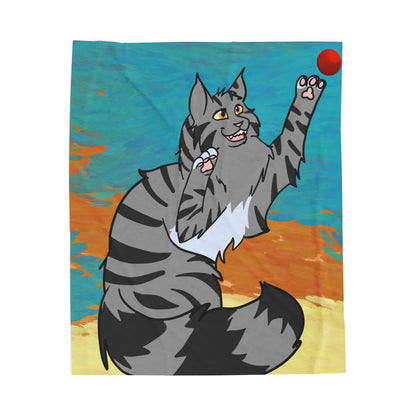 Custom Pet Portrait Throw Blanket