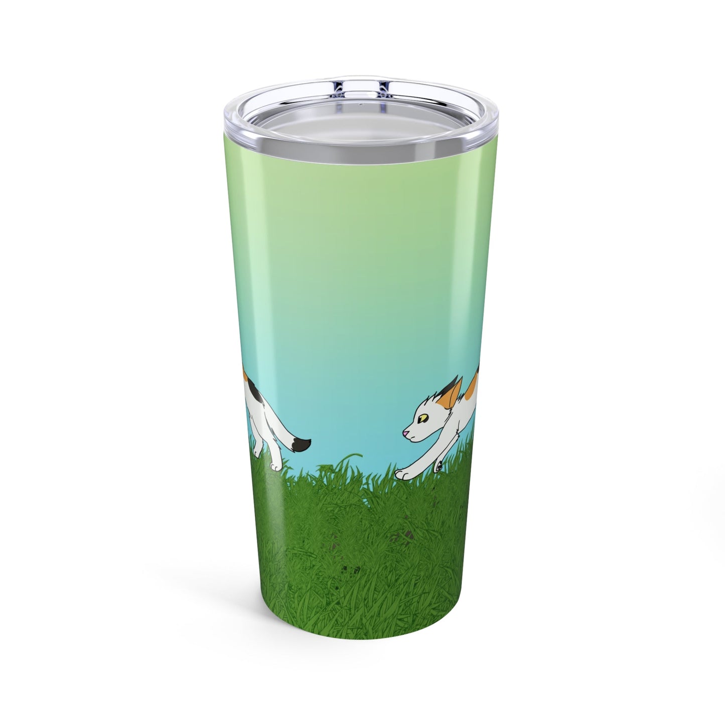 run cycle kitty tumbler