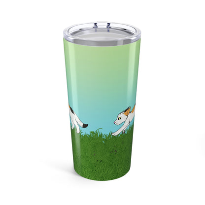 run cycle kitty tumbler