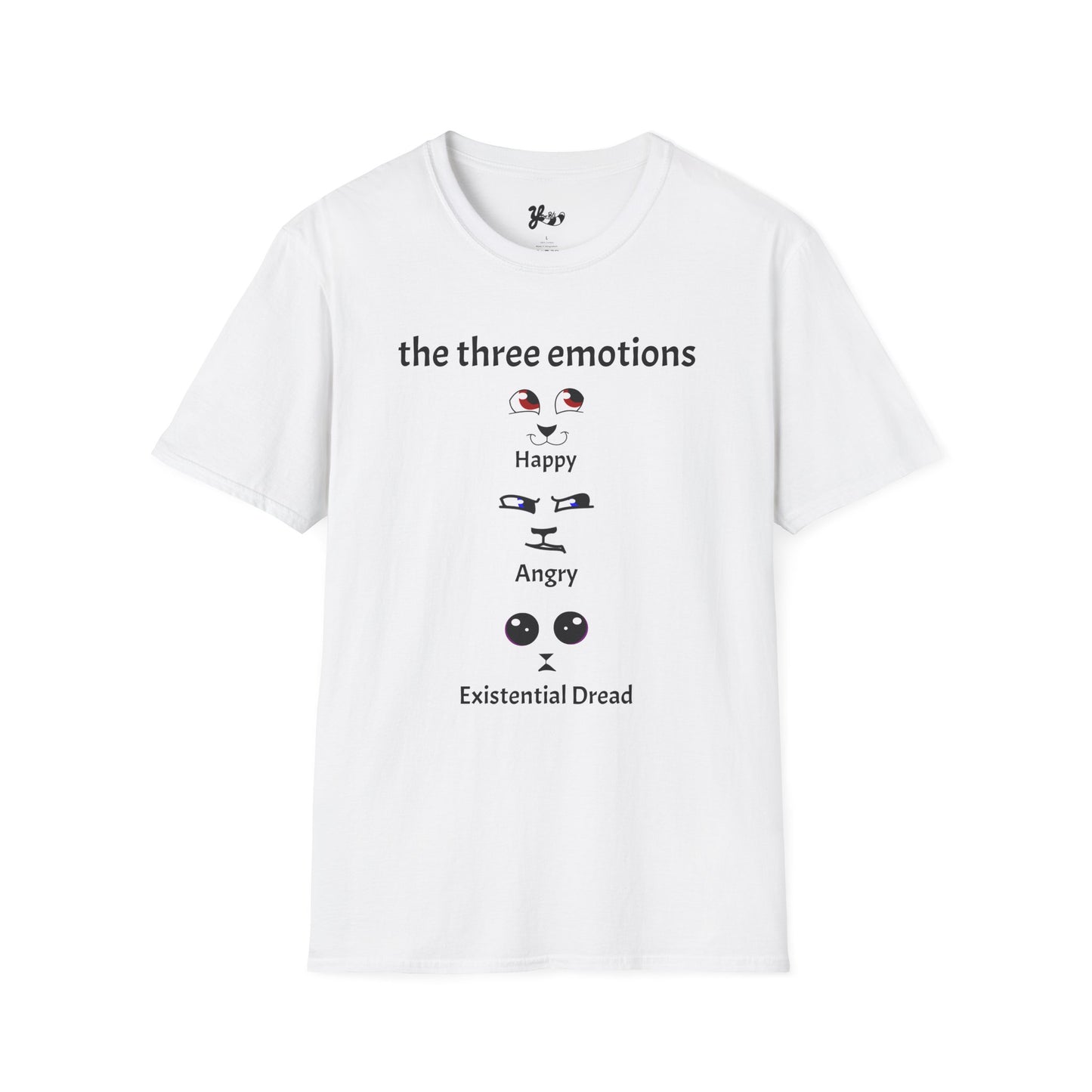 The Three Emotions Cat Tee Shirt