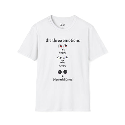 The Three Emotions Cat Tee Shirt
