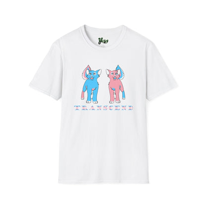 Transgender Pride T-Shirt- Cat Themed