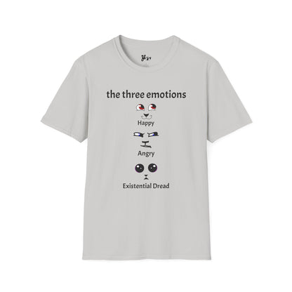 The Three Emotions Cat Tee Shirt