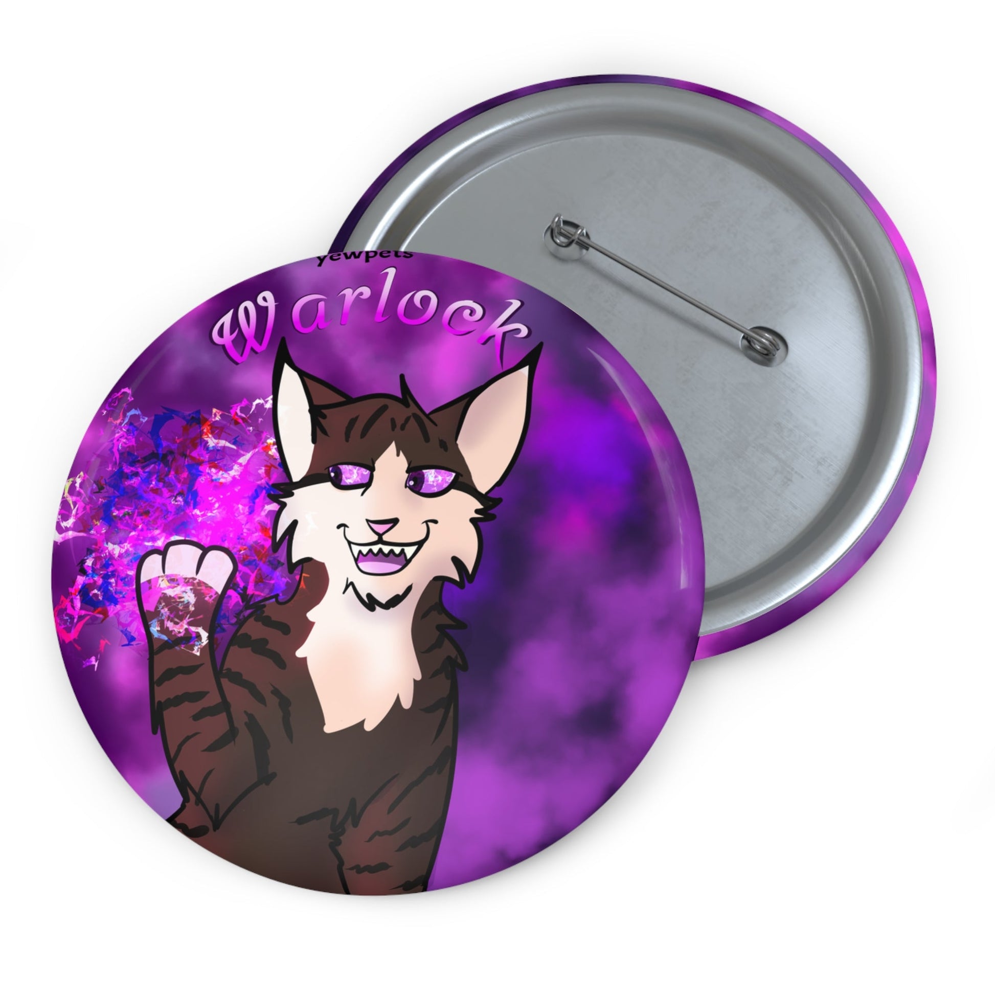 Cat Warlock Dnd  Button