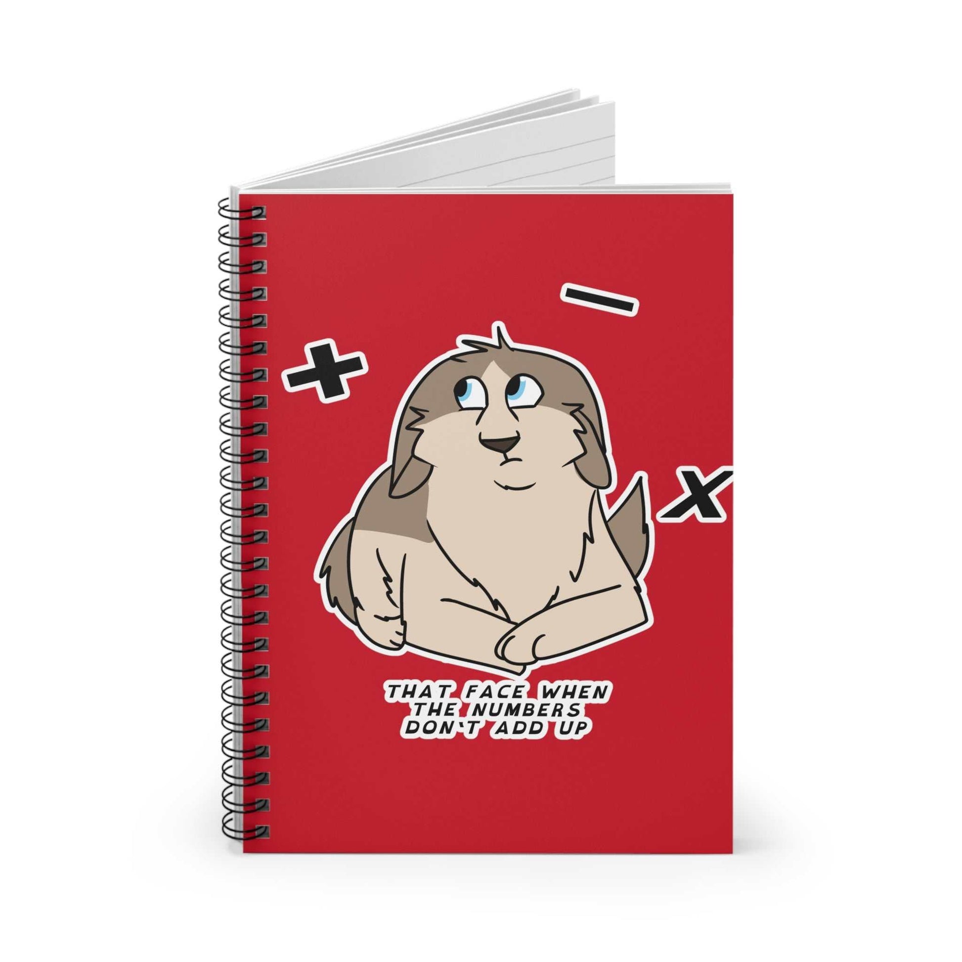 Cat Notebook- that face when