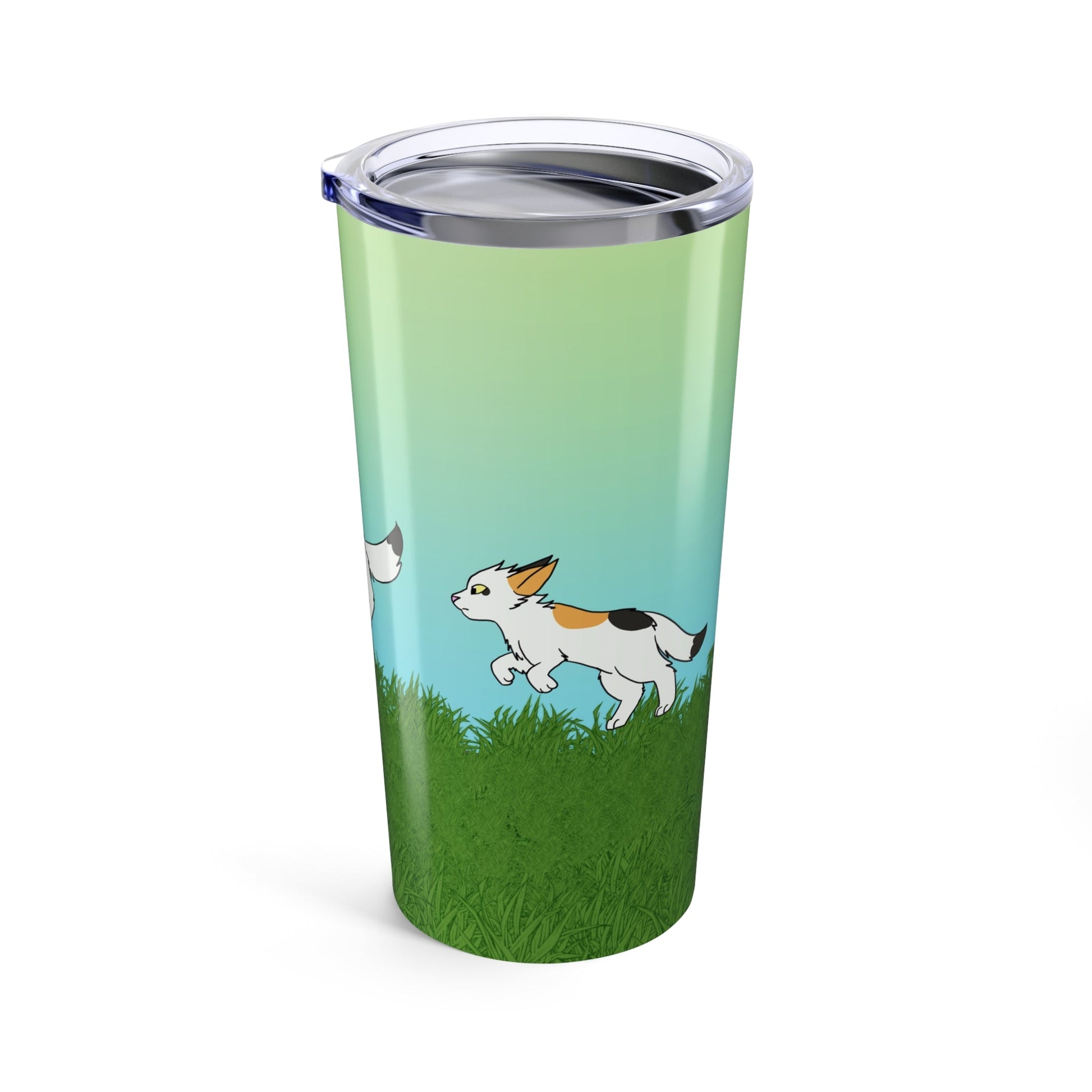 run cycle kitty tumbler