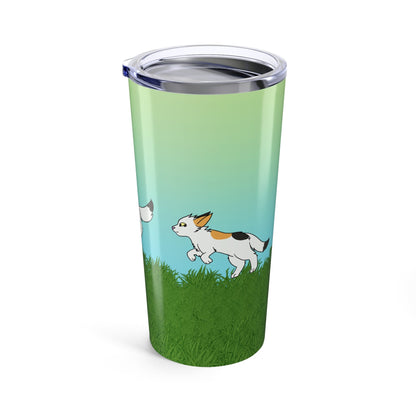 run cycle kitty tumbler