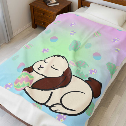 easter throw Blanket- bunny
