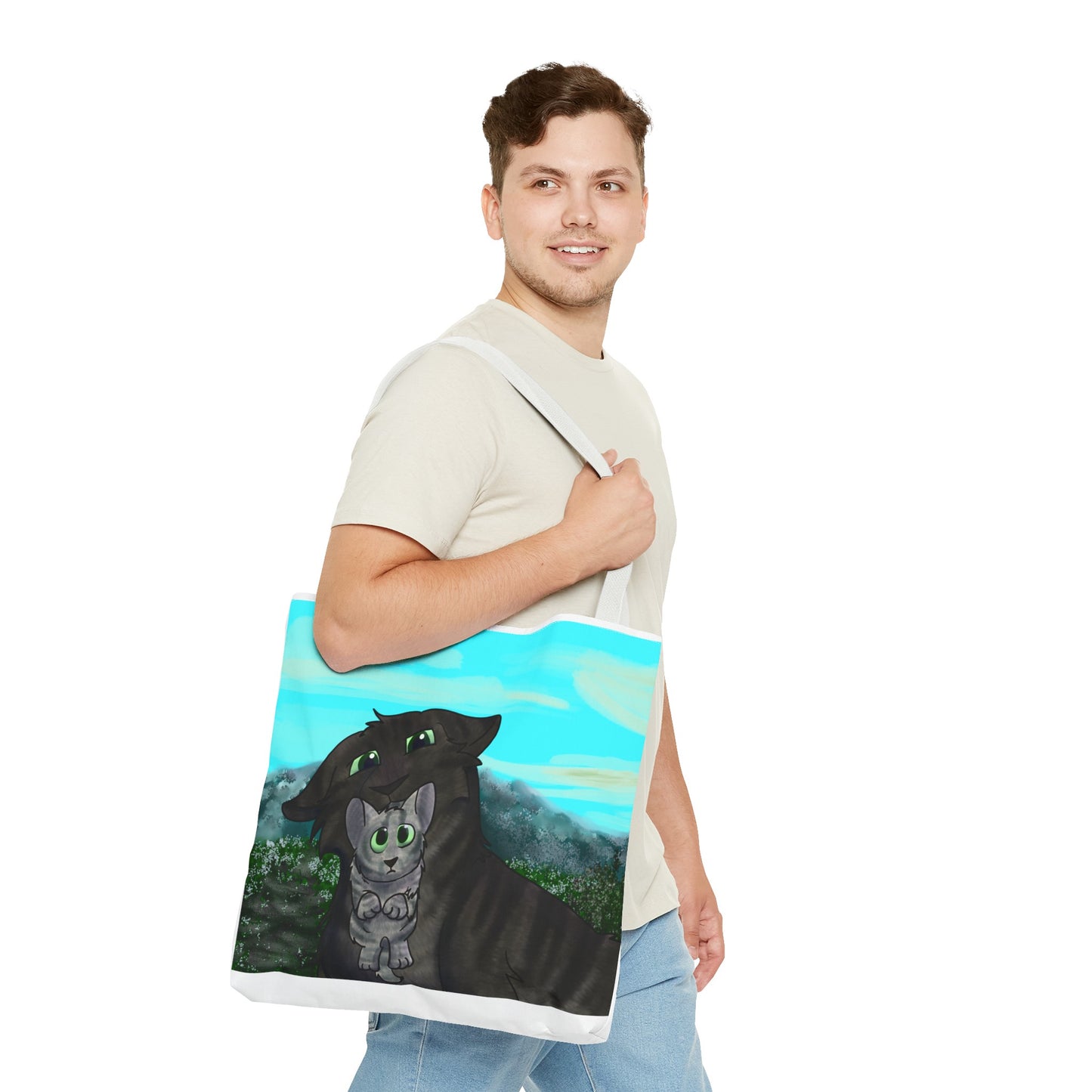 Momma cat Tote bag