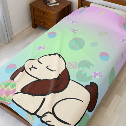 easter throw Blanket- bunny