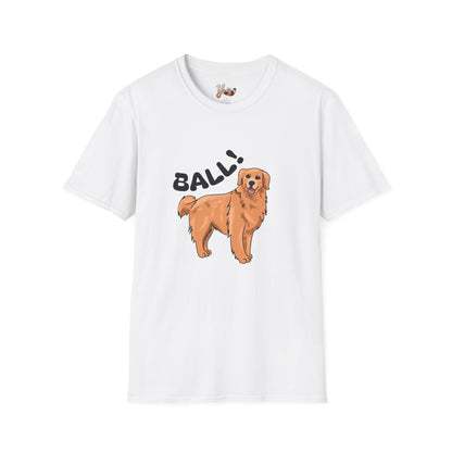 Golden Retriever T-Shirt- Ball!