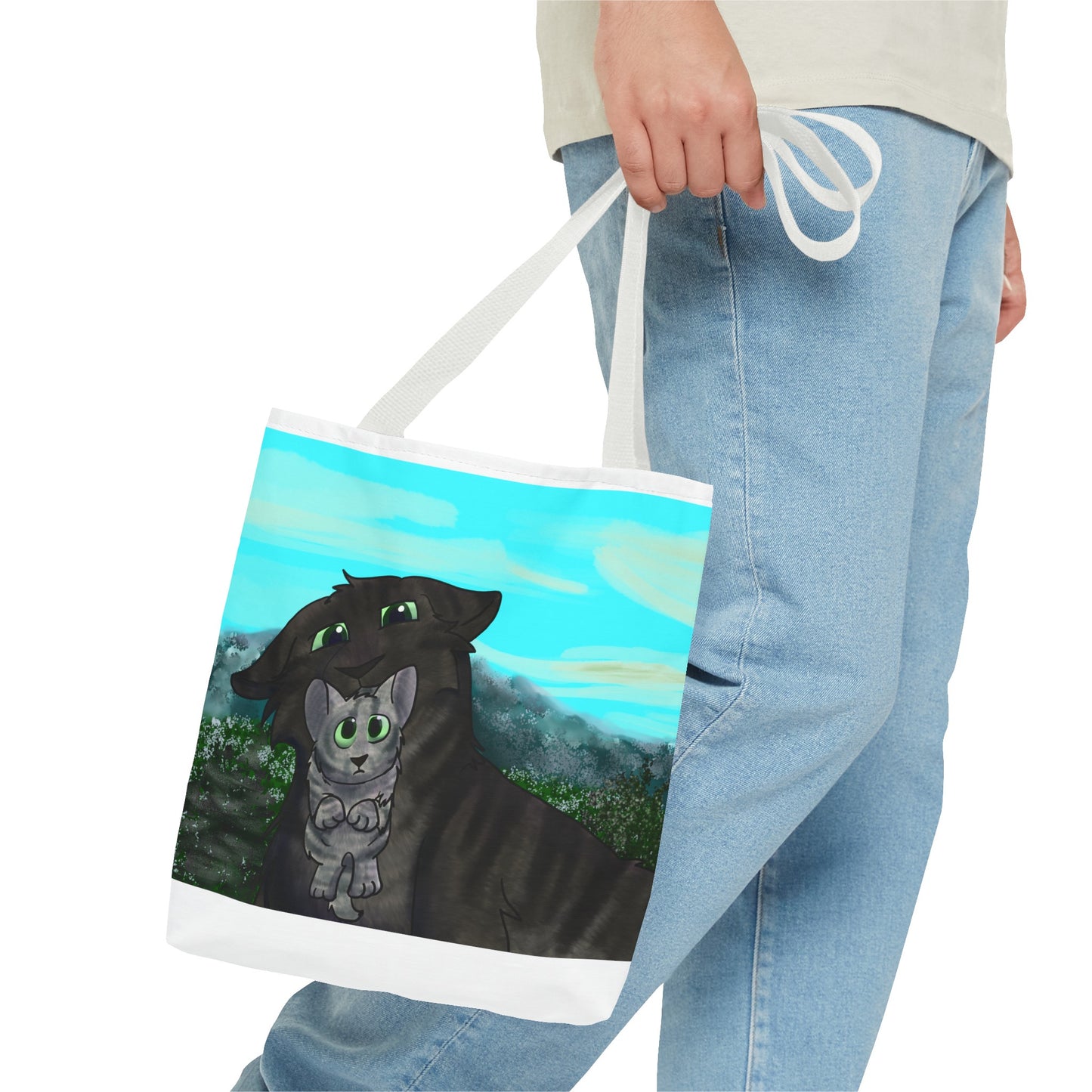 Momma cat Tote bag