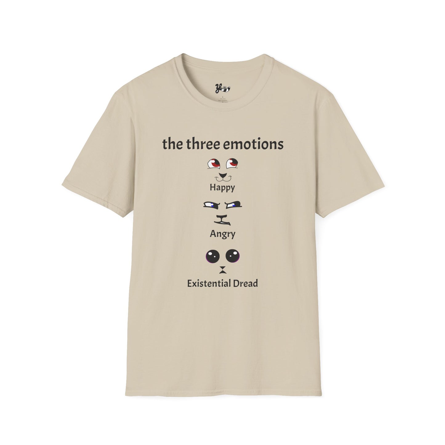 The Three Emotions Cat Tee Shirt