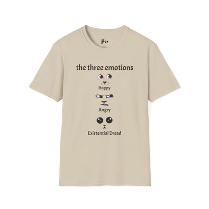 The Three Emotions Cat Tee Shirt