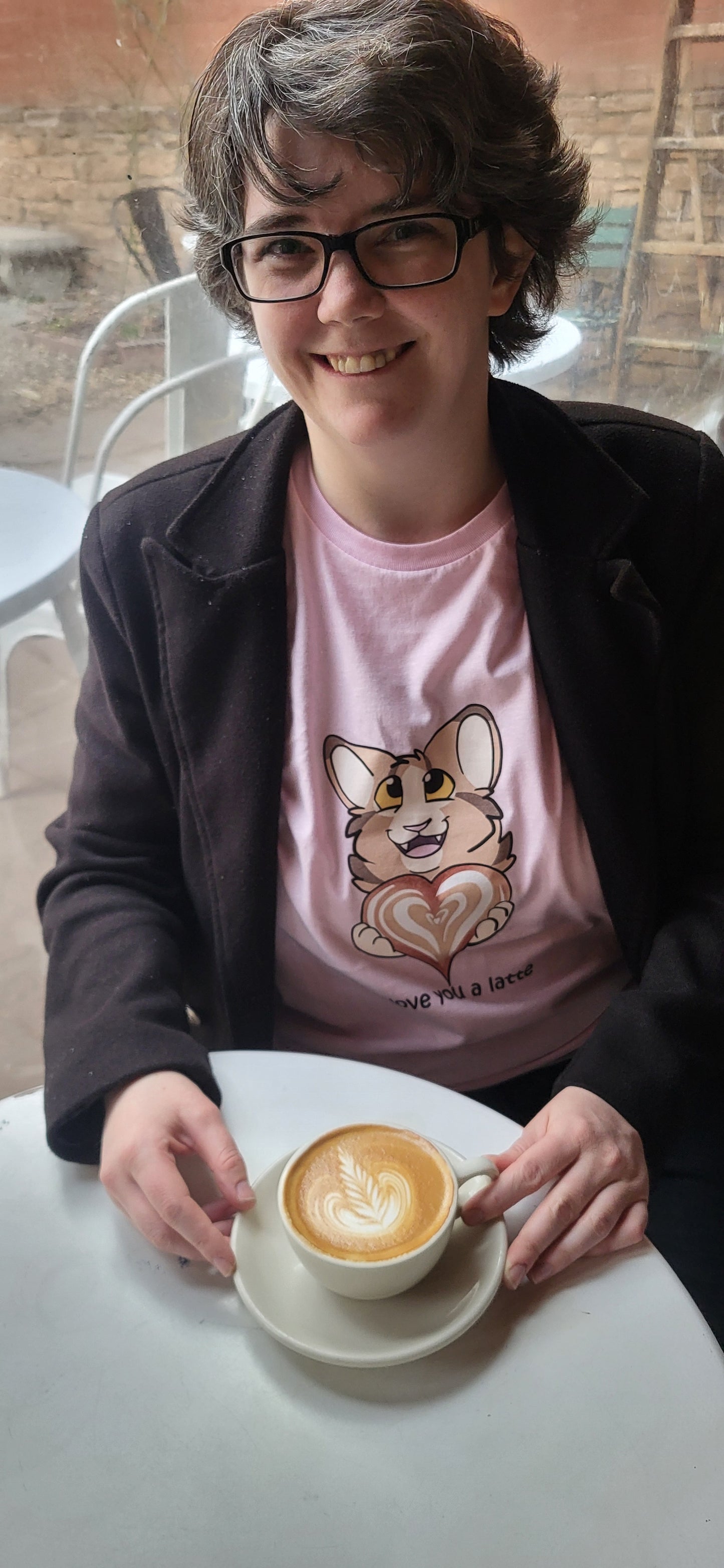 I Love You A Latte- Cat Tee Shirt