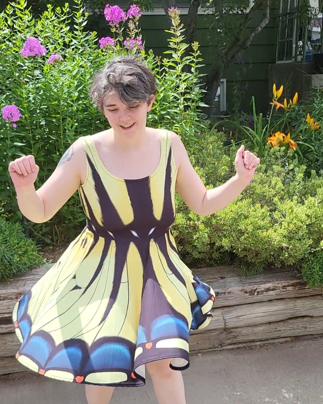 Tiger Swallowtail Butterfly Dress